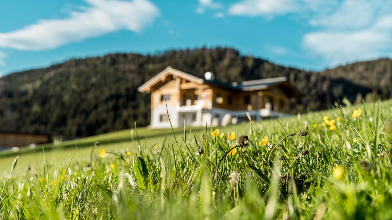 Bio Bauernhof Oberhinterberg Appartement Annaberg im Lammertal Dış mekan fotoğraf