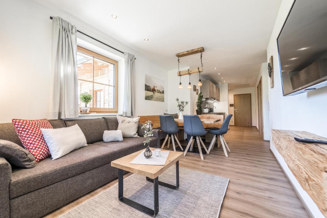 Bio Bauernhof Oberhinterberg Appartement Annaberg im Lammertal Dış mekan fotoğraf